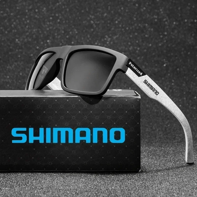 Shimano Polarized Sunglasses Men's Driving Shades Male Cycling Camping Hiking Fishing Classic Sun Glasses UV400 Eyewearing polarized sunglasses