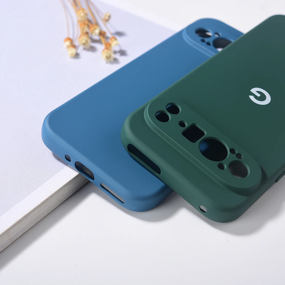 Enhanced Shockproof Liquid Silicone TPU Phone Case - Soft Protective Cover