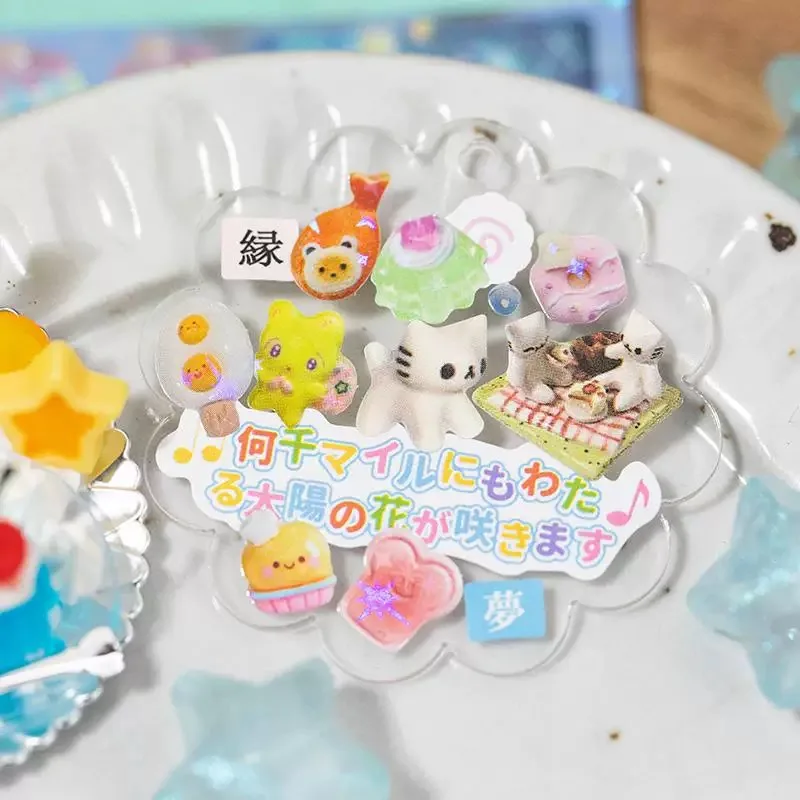 めずらしい世界の小型シート　使用済み MINKYS 48 sheets/piece Kawaii Vintage Foods Cherry