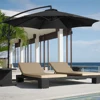 6 Bones Parasol Umbrella Cover Without Stand 2m Sunshade Umbrella Cover Waterproof UV Protection Detachable Umbrella Accessories 2