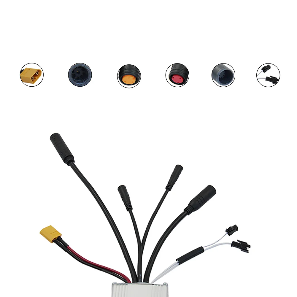 17a E-Bike-Controller 24v36v48v-17a 350w 6 mosfets E-Bike-Kit Sinus-Drei-Modus-Elektrofahrrad-Ersatzteile – Detail 7
