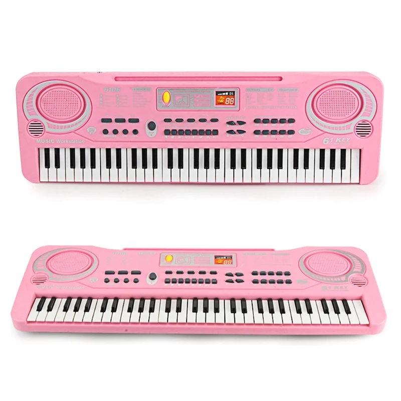 Keyboard Piano, 61 Keys Portable Electronic Piano for Kids, Digital Music Piano Keyboard Educational for Girls Boys