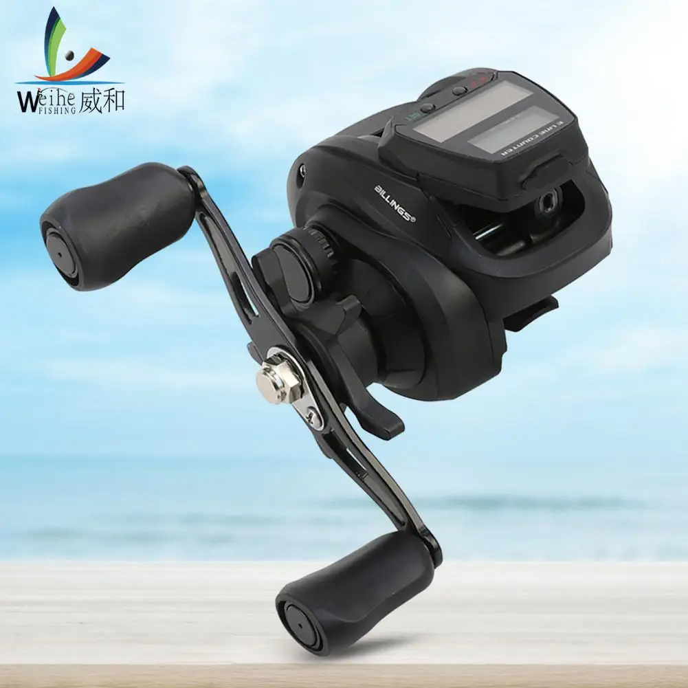 Baitcasting Reel with Line Counter Digital Display Counter Wheel Fishing  Gear Tackle for Saltwater Freshwater - AliExpress