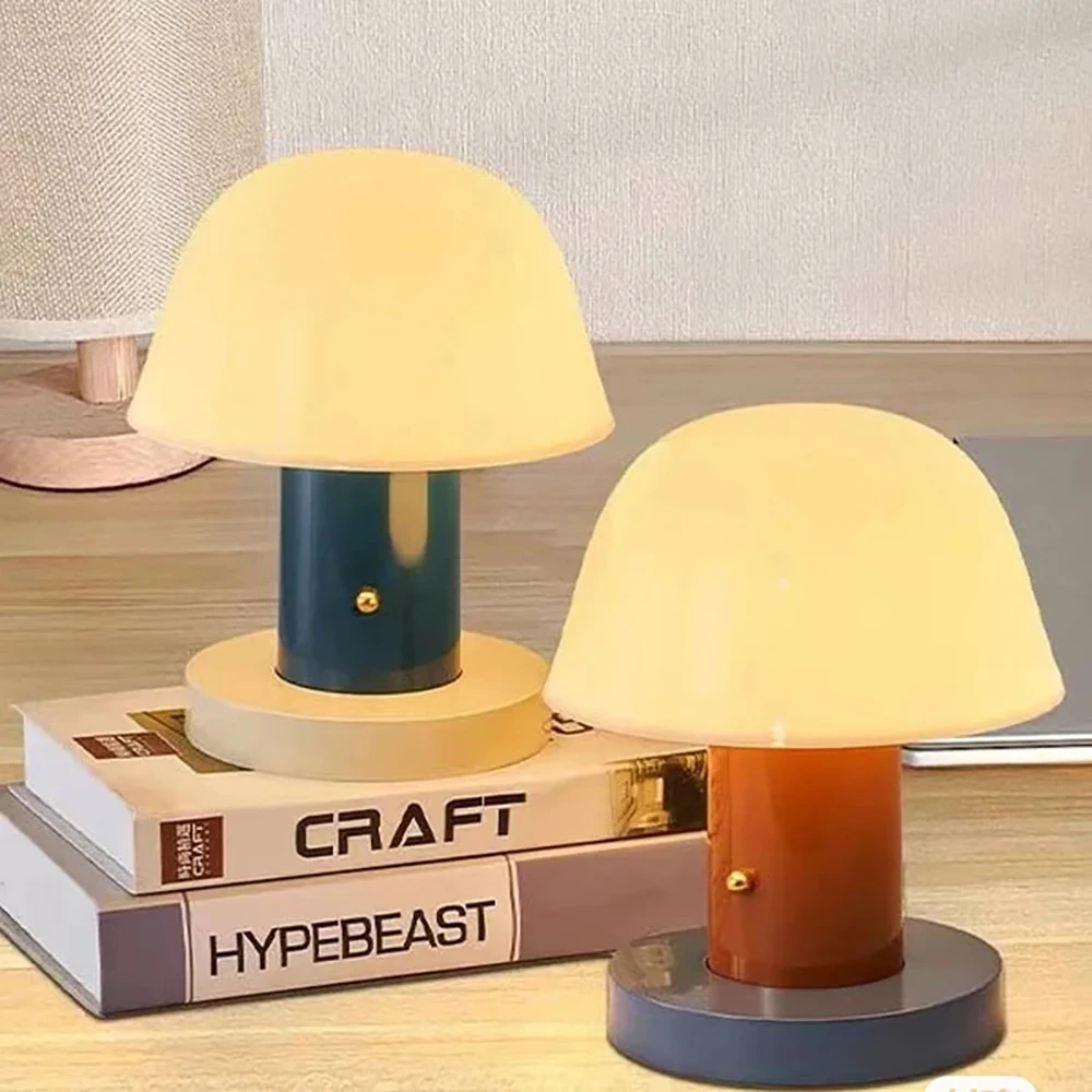 MushroomtablelampbedroombedsidedecorativelampUSBchargingLEDtouchswitchdesklamp-AliExpress39
