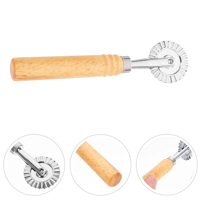 Affordable and Versatile: Noodles Baking Blistering Roller Pizza Needle Tools Pastry Crust Rolling Pin Biscuit