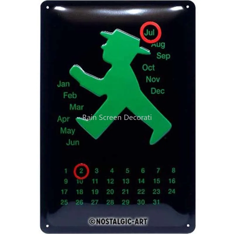 

Nostalgic-Art Retro Tin Sign – Berlin – Ampelmann grün – Souvenir & Gift Idea, Metal Plaque home decor vintage home decor