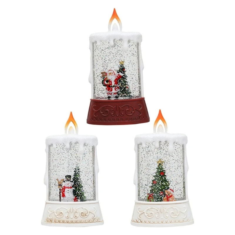 

Christmas Water Snowing Light Wind Lamps for Home Church LED Lights