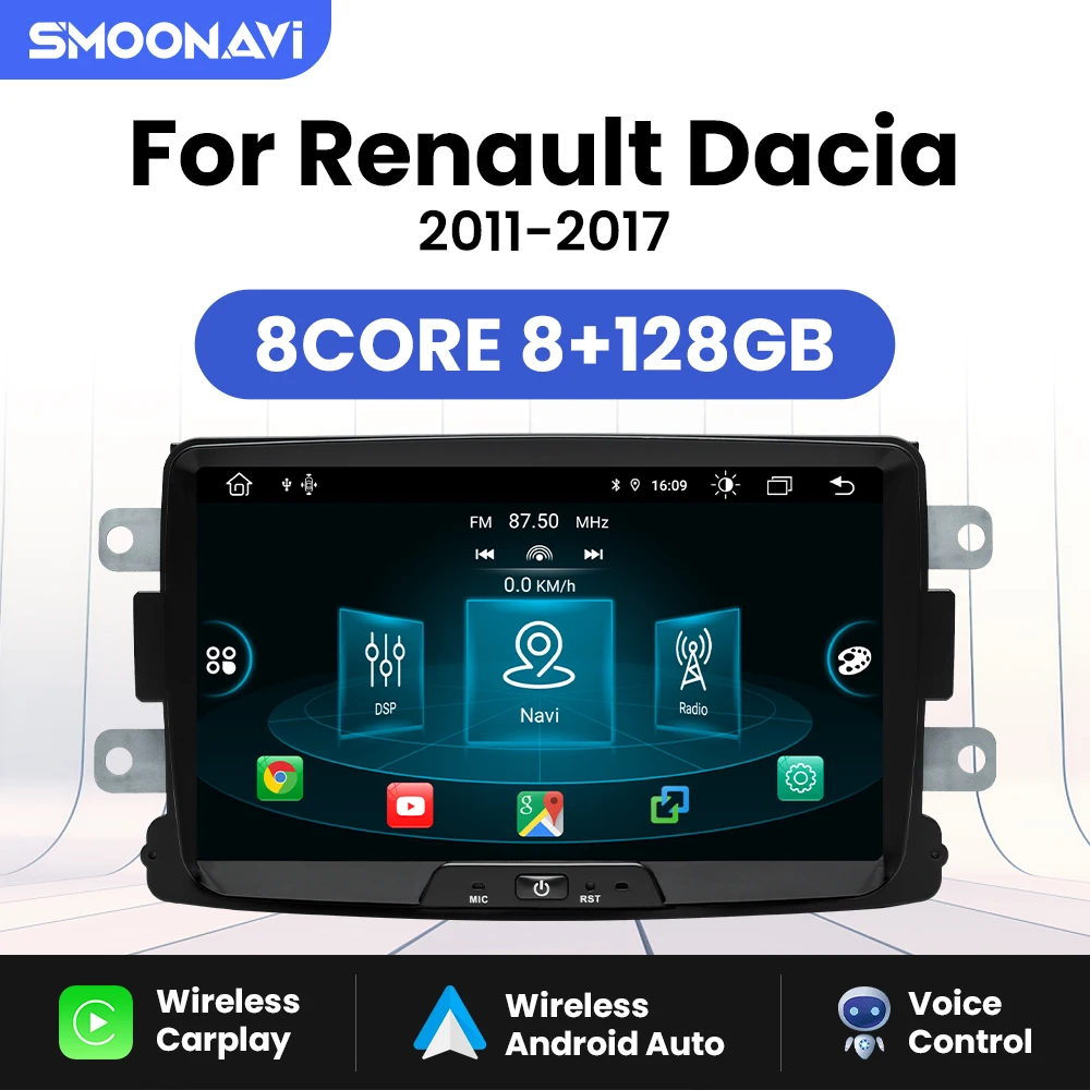 Adattatore Wireless CarPlay Per Dacia Sandero 2016-2025 - Plug & Play Adattatore Wireless CarPlay Per Dacia Sandero 2016-2025 - Plug & Play