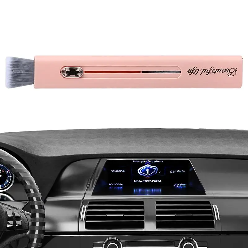 

Detail Brushes Car Detailing Auto Air Vent Cleaning Tool Scratch Free Multifunction Double Head Auto Inside Cleaning Tool Car