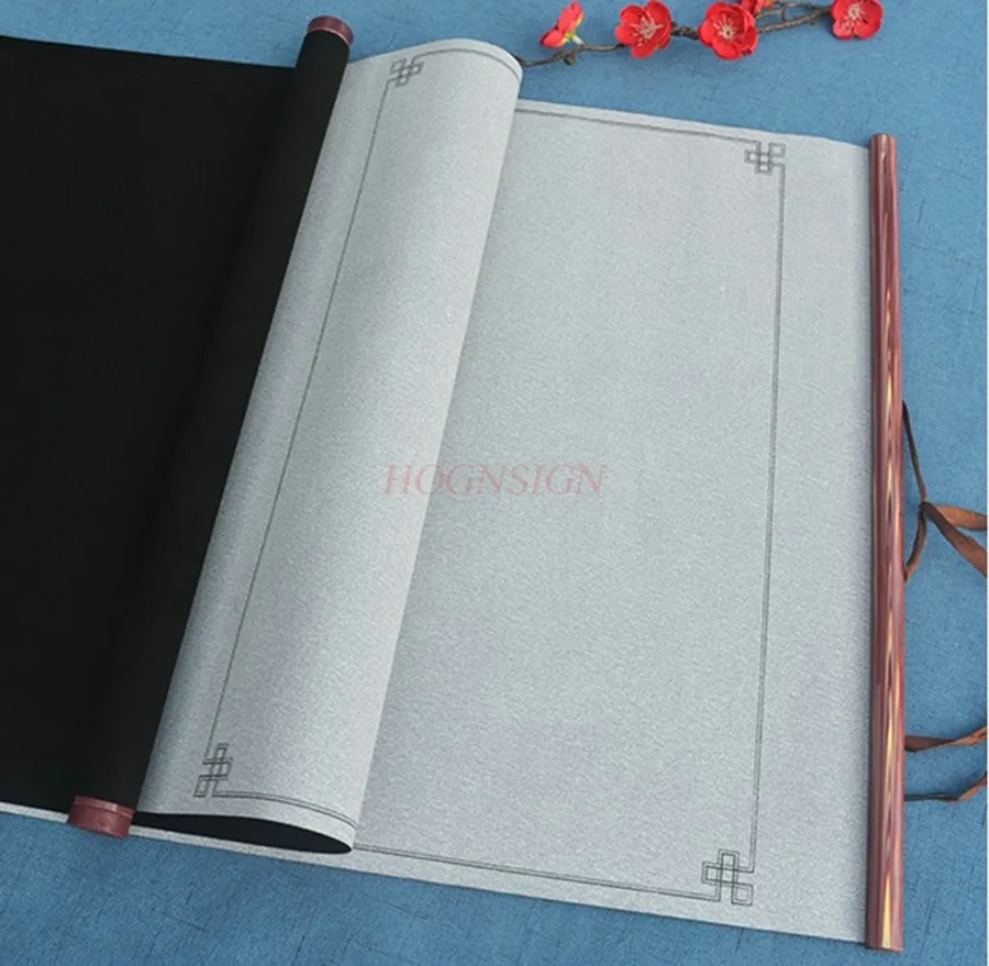 연습용 붓글씨, 두꺼운 두루마리, 빈 물 쓰기 천, 성인 서예 초보자 세트, 1 세트