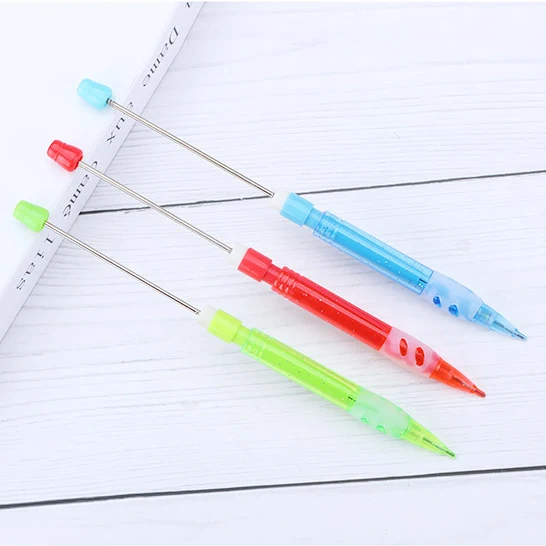 글쓰기용 비즈 연필 구슬, 영원한 연필 연필, 드로잉 DIY 선물, 가정 사무실 학교 용품, 80 개