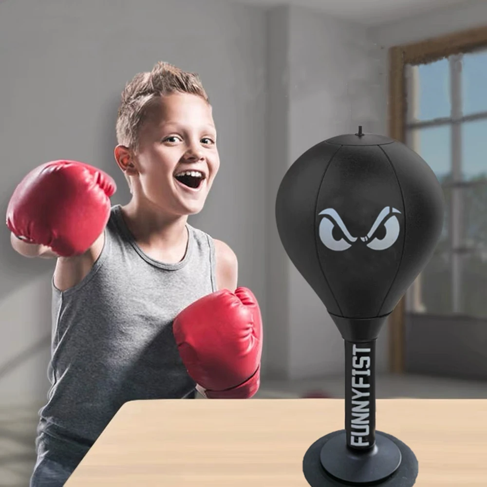 Desktop Punching Bag with a Small Suction Cup