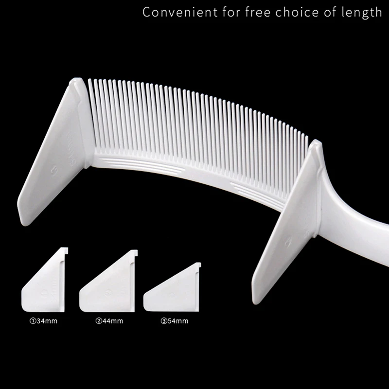 Description Picture 3 of itemCurved Shaver Hair Clipper Cutting Comb Barber Flat Top Comb With Ruler Anti-Static Salon Cutting Comb Hairdressing Brush