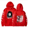 Hot Anime Attack On Titan Plus Size Hoodie Levi Graphic Hooded Men Women Clothes Autumn Warm Sweatshirt Harajuku Streetwear Tops 5