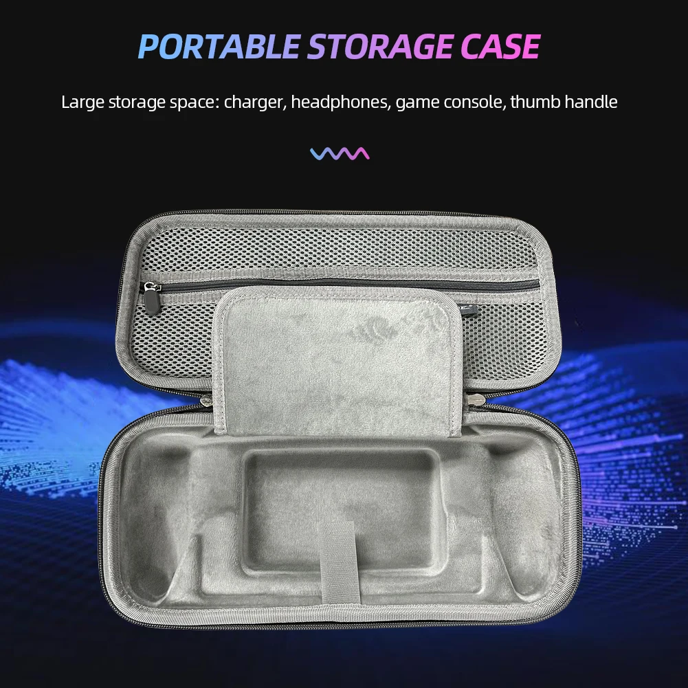 EVA Carrying Case Bag Shockproof Protective Bag Anti-Scratch with Mesh Pocket for PS5 Portal