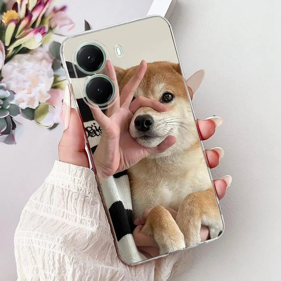 Cool Cartoon Animal Soft Silicone Clear Phone Case Cover