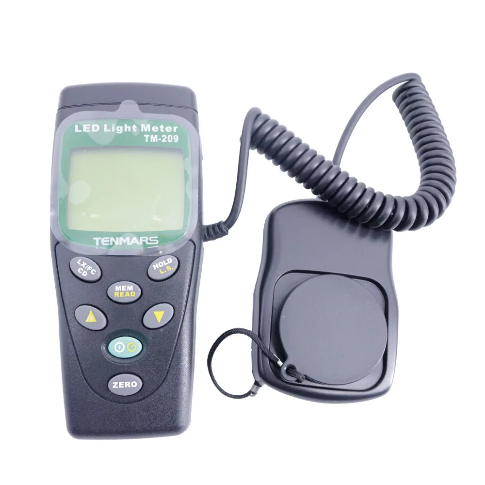 TM-209 Digital LED Light Level Meter 400,000 Lux FC Measuring
