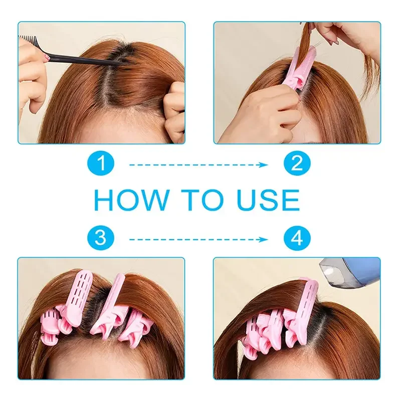 Volumizing No-Damage Hair Curler Clips Set - DIY Hair Styling Tool