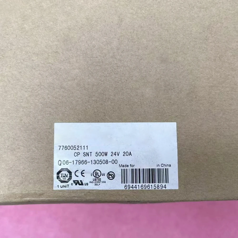 7760052111 For Weidmuller Power Supply CP SNT 500W 24V 20A 1 7760052111 For Weidmuller Power Supply CP SNT 500W 24V 20A