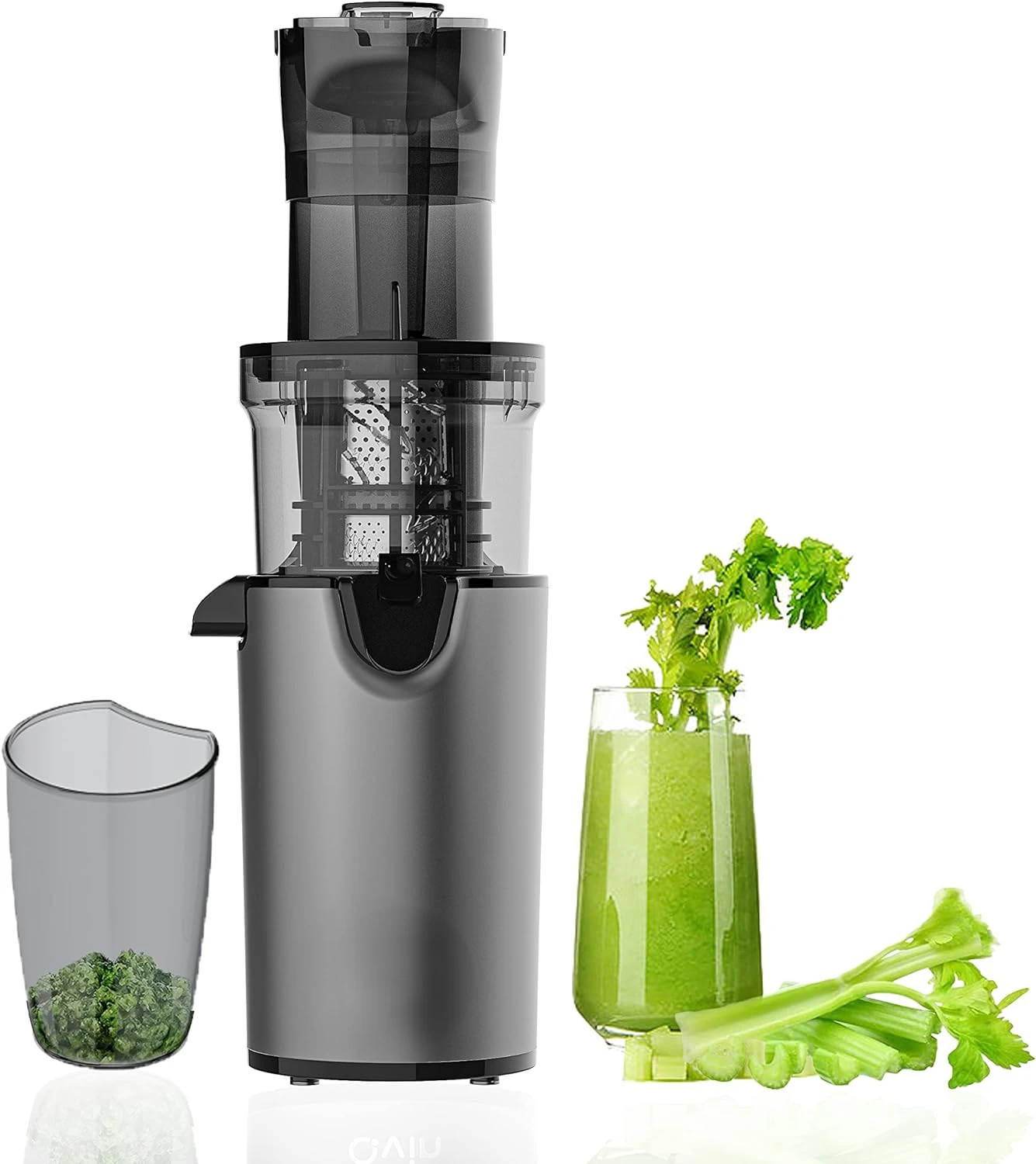 

Slow Masticating Juicer machines 3inch Big Wide Chute, Easy to Clean, BPA Free, Nutritional electrical Cold Press Juicer machine