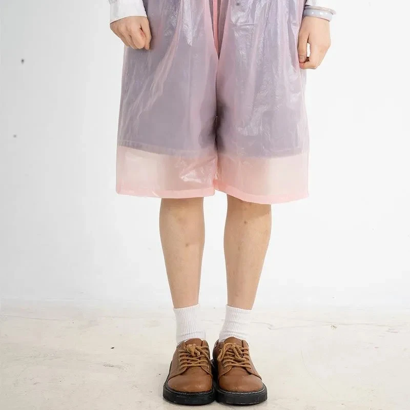 TPU 투명 플라스틱 반바지, 부드러운 탄성, 조용한 누출 방지, ABDL 성인  기저귀 바지, 커플 야외 스포츠 방수, 신제품