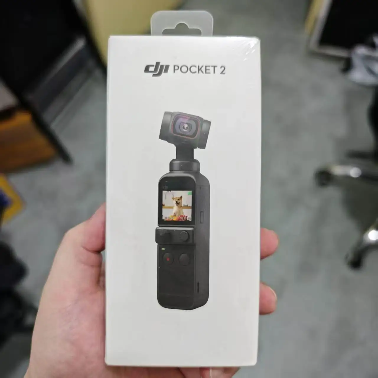 오리지널 DJI 포켓 2 3축 짐벌 4K 울트라 HD 64MP 카메라 휴대용 소형 흔들림 방지 브이로그 촬영 장치
