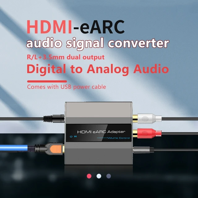 4K HDMI ARC/eARC Audio Adapter Converter-BUNGPUNG