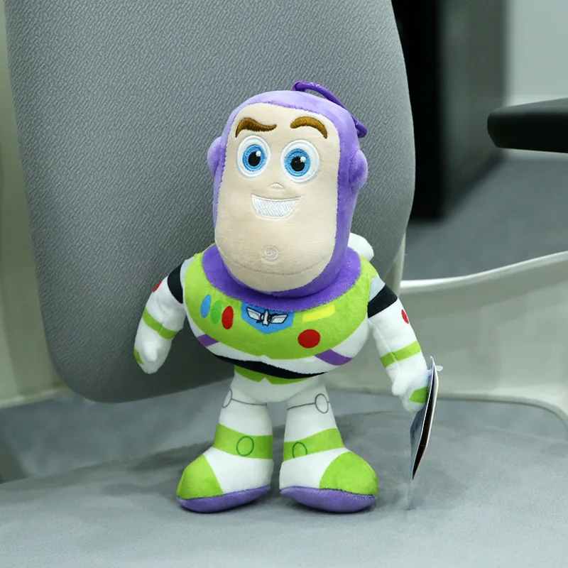 Disney Cartoon Kawaii Toy Story 23Cm Buzz Lightyear Toy Anime Soft Car Ornament Doll Bambini Compleanno Natale Regalo Di Halloween