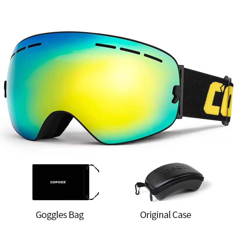 COPOZZ Professional Anti-Fog UV400 Ski & Snowboard Goggles