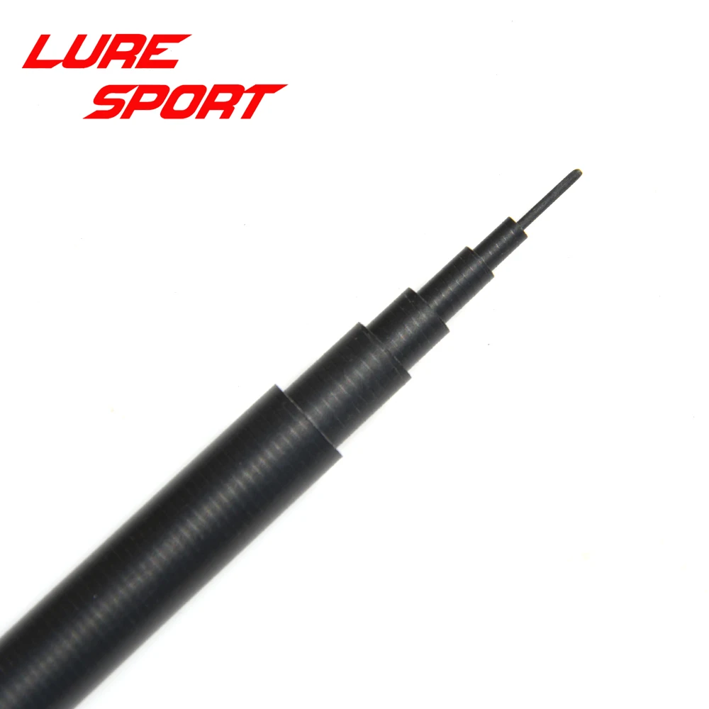 LureSport 2 Sets Matte 1.8m 6sections 2.1m 7sections 2.7m 8sections Carbon Solid Tip Travel Blank Rod Building Component_voghion.com