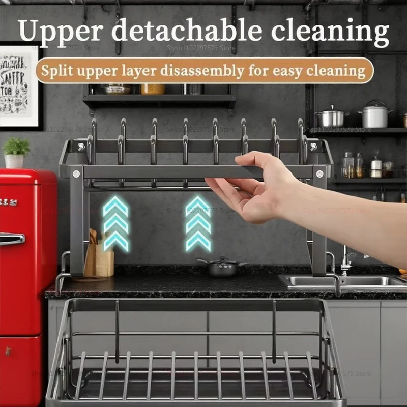 Double-Layer Kitchen Storage Rack 3