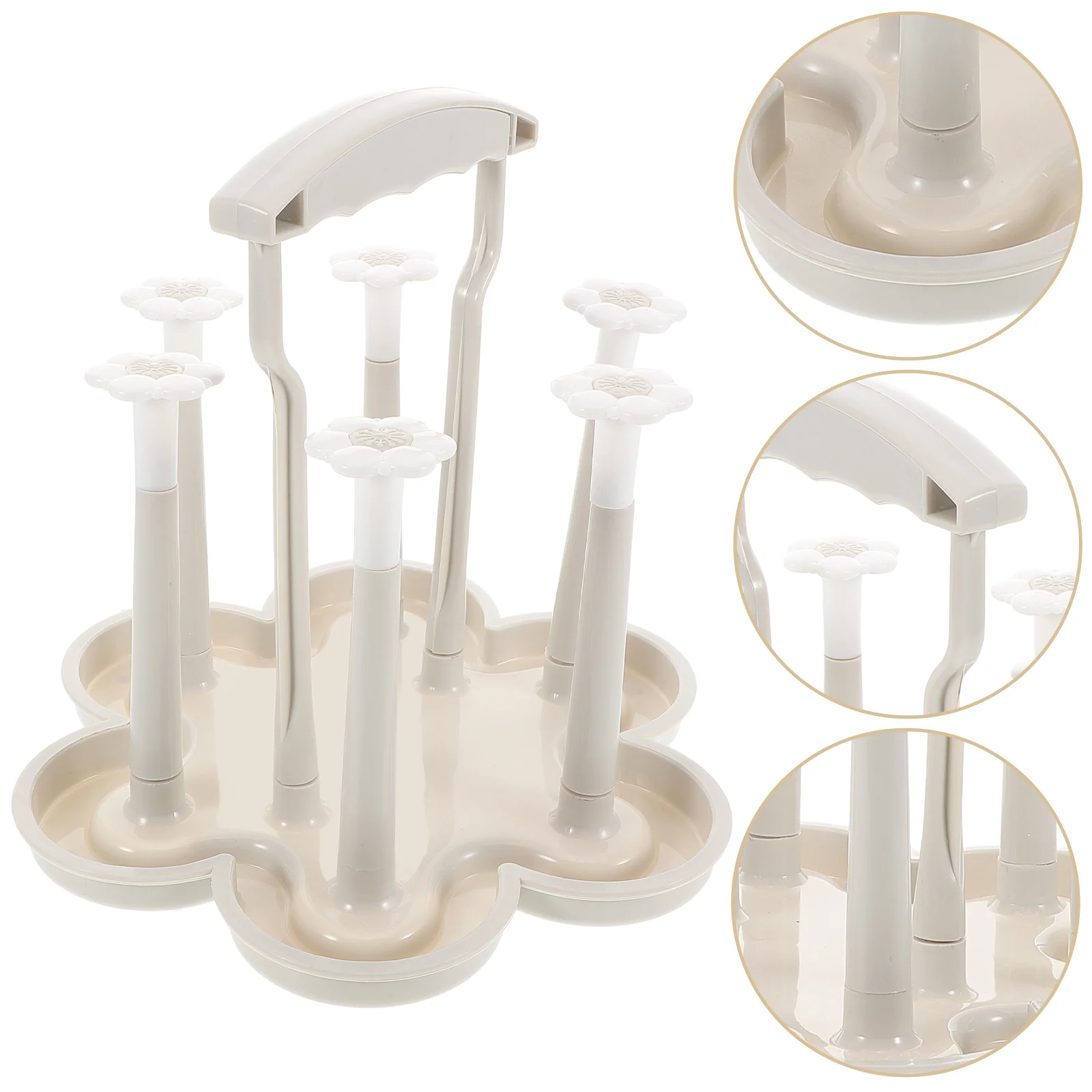 Multifunctional Cup Holder Bottle Rack Kitchen Baby Milk Drying Stand Storage Shelf Mug Racks Counter Bottle Drying Racks
