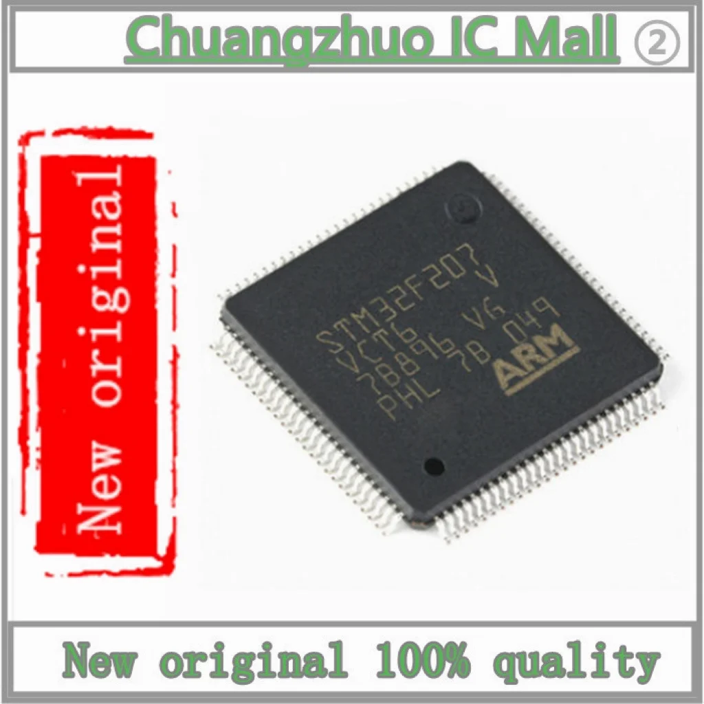 1PCS/lot STM32F207VCT6 STM32F207 IC MCU 32BIT 256KB FLASH 100LQFP IC Chip New original