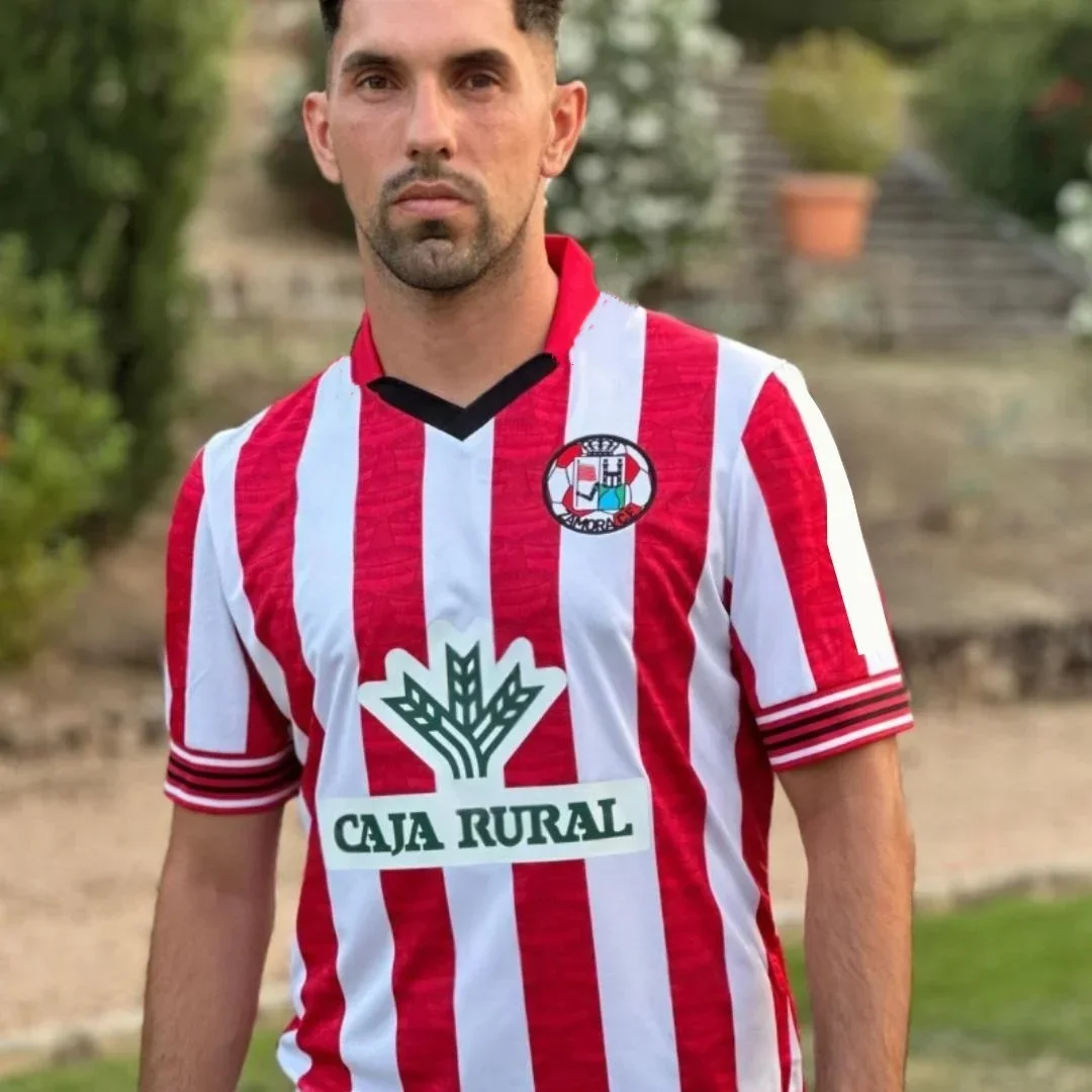 2026-27 Neues Zamora CF Herren Fußballtrikot Y2K Oversized Family Casual T-Shirt Geeignet für Alltag und Training Schnelltrocknend