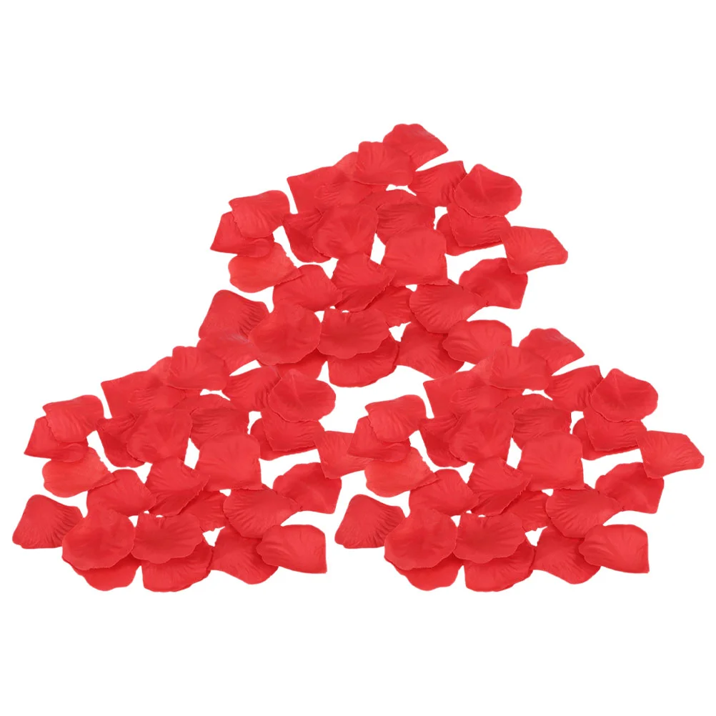 

2400pcs Artificial Fake Rose Petals Wedding Rose Petals Romantic Decoration Event Rose Petals