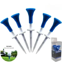 5pcs Ball Tee Stable Training Ball Stand Outdoor Sports Accessories Height Adjustable Golf Ball Nail Tees Holder Training Aids 1