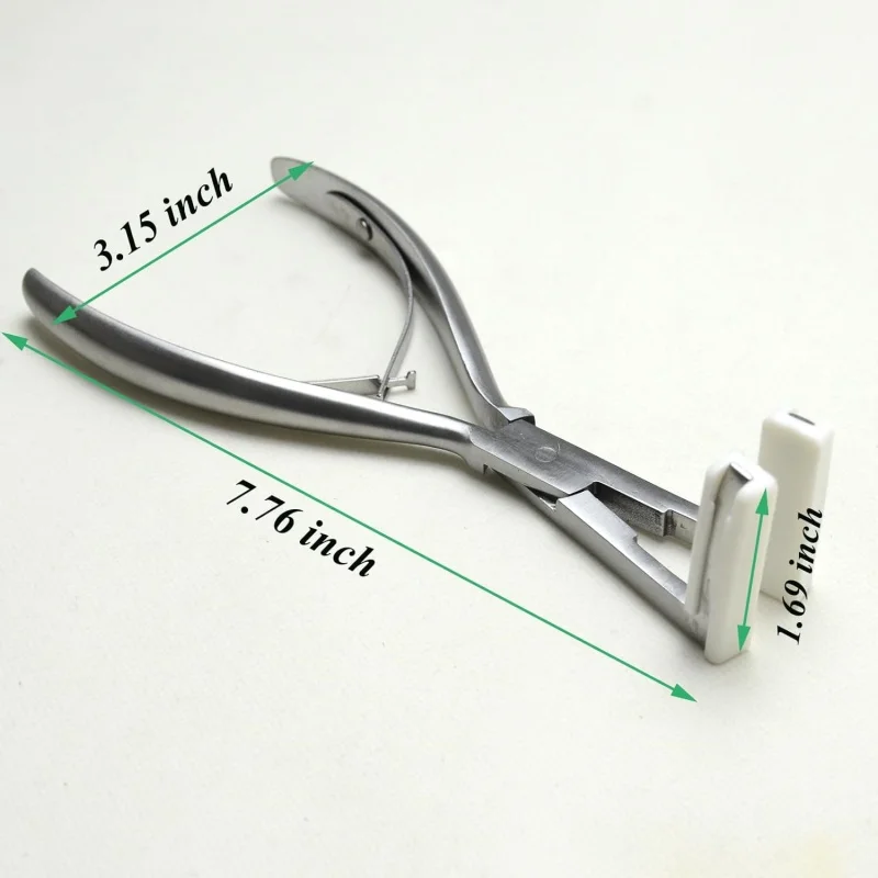 Tape in Hair Extensions Plier Flat Surface Tape Extensions Human Hair Sealing Pliers Professional Extension Tools