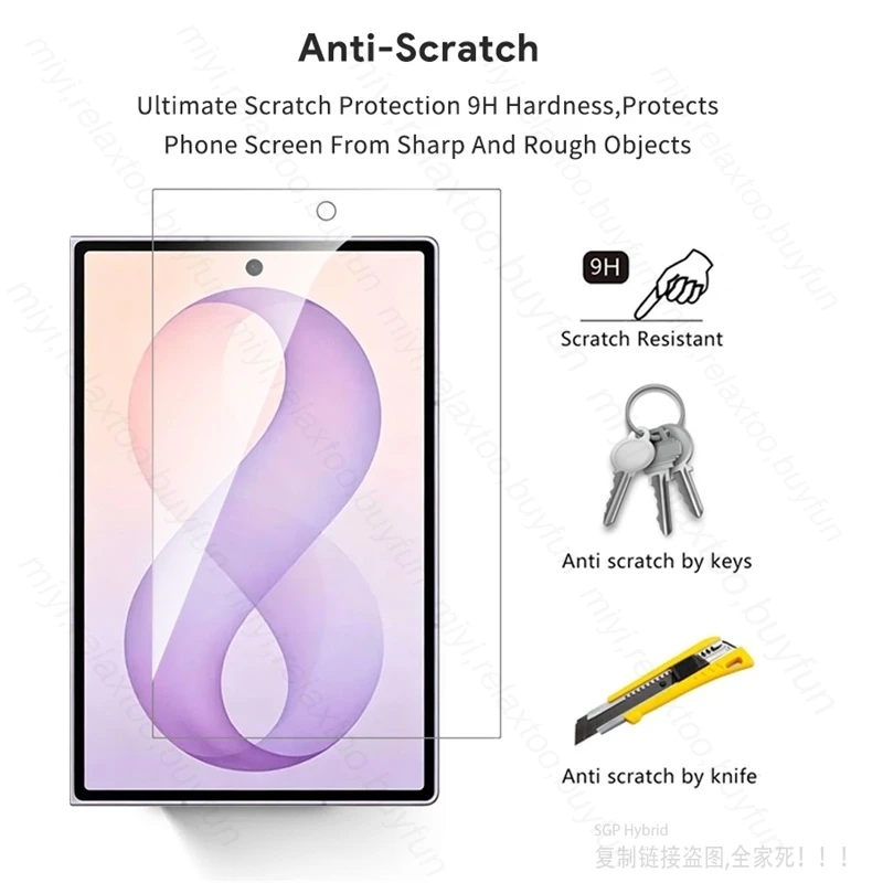 Clear 9H Protective Glass Screen Protector for Samsung Galaxy Z Fold 8 Outer Display