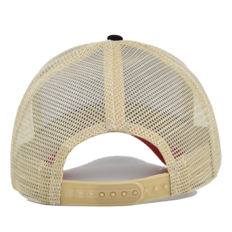Marken-Netzstoff-Baseballkappe mit Buchstabenstickerei für Damen und Herren, Snapback Sonnenschutz Outdoor Sonnenhut, Dad Trucker Hut, Designer-Kappe – Detail 14