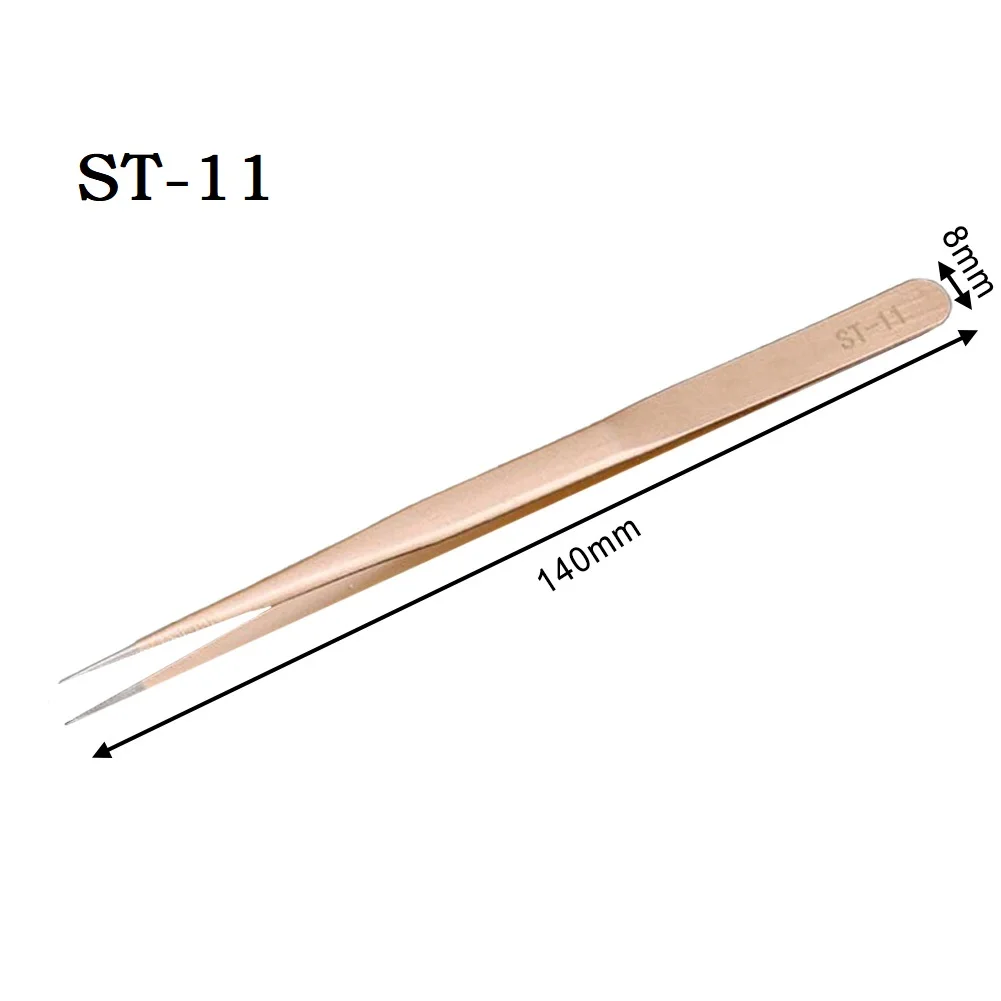 

1 шт., антистатический пинцет ST11 ST12 ST15 120-140 мм