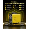 Actual 205A Stick Welder, [Friendly Large LED Dispaly] Synergy 2 In 1 MMA/Lift TIG Welding Machine Dual Voltage ARC Welder Kit 2