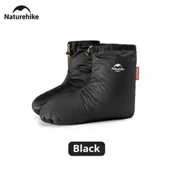 Naturehike Ultralight Waterproof Down Hiking Shoe Covers - M(29cm) (Black)