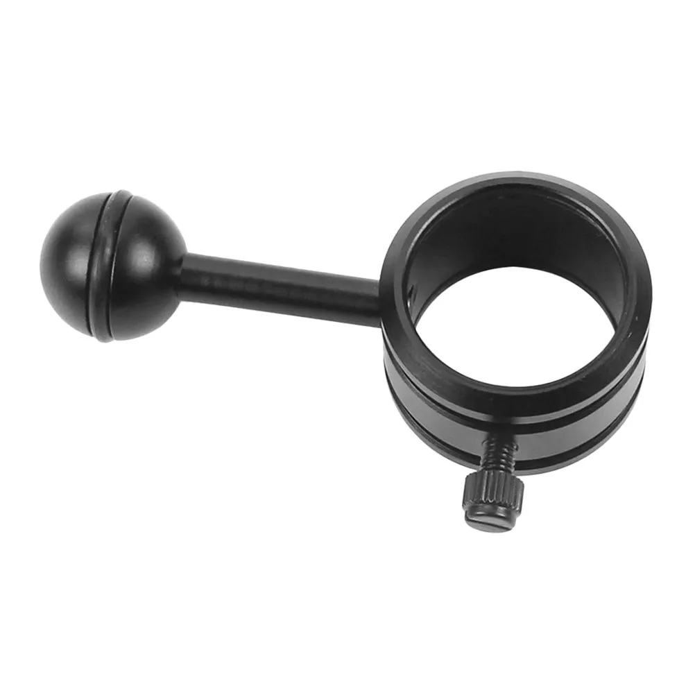 수중 볼 클램프 다이빙 손전등 브래킷 사진 조명 장비용 볼 마운트 알루미늄 합금 ABS 안정적이고 안전함