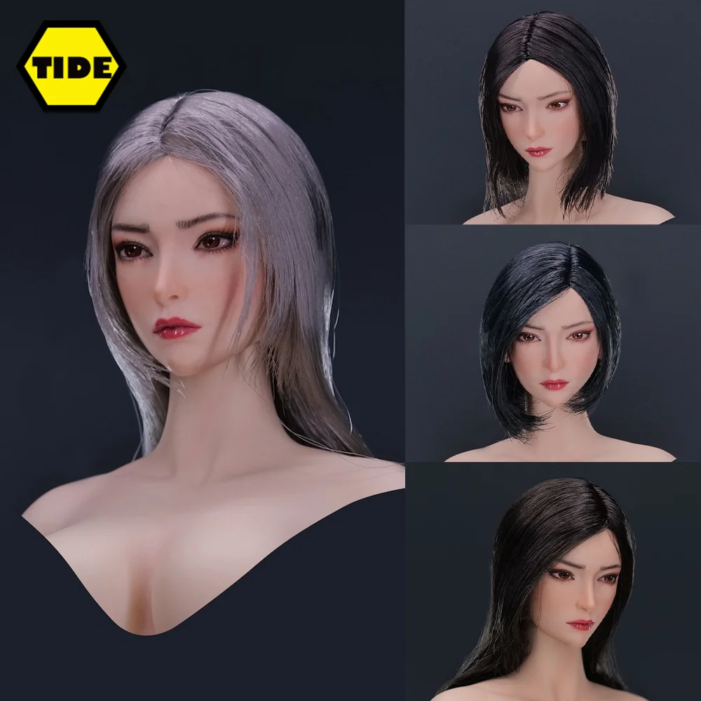 

YMTOYS YMT091 1/6 Exquisite Makeup Asian Female Yan Hair Transplant Head Sculpture For 12Inch TBL PH JIAOU Action Figure Body