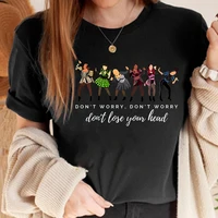 Six The Musical Lyrics T-Shirt Retro One of A Kind Shirt No Category Tshirt Six Musical Tee Unisex Short Sleeves Tops 2
