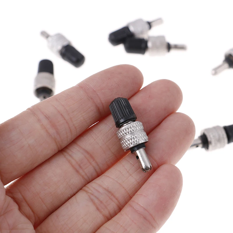Bike Wheel Tire Valve Core with Cap Bicycle Schrader Valve 1/3/10 Pcs bicycle tire valve cap,bicycle valve cap,bicycle valve core,bicycle air valve,bicycle valve,valve cap,valve caps,tire valve core,air tyre valve stem