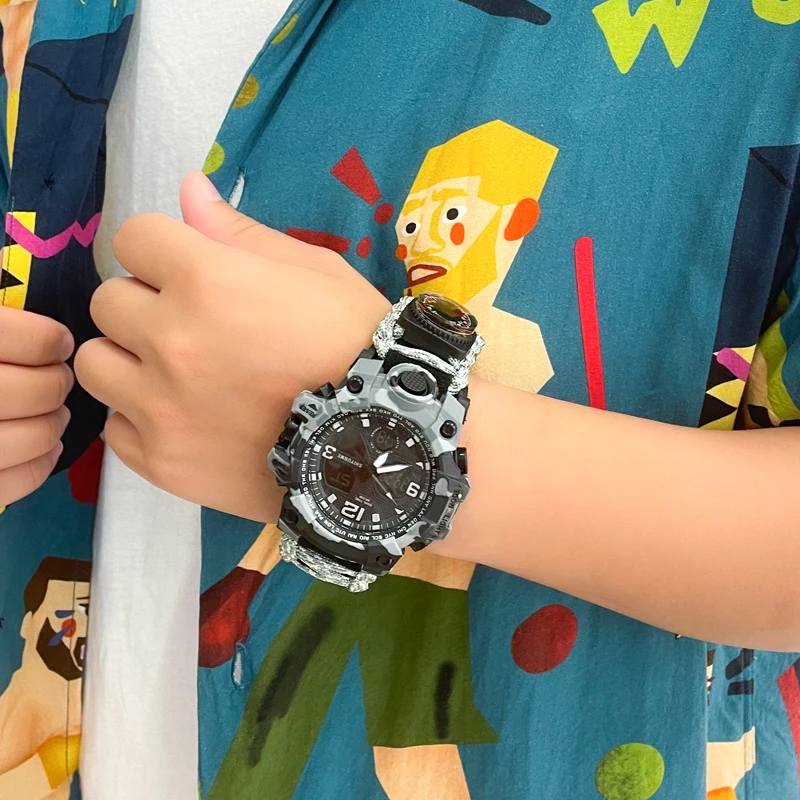 SHIYUNME Hot G Style Military Sport Men Watch Waterproof LED