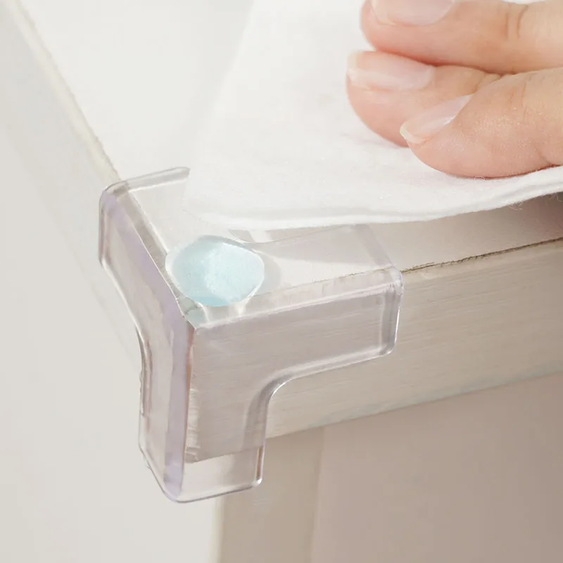 8/10/12pcs Baby Safety Corner Silicone Protector Table Soft Transparent Children Anti Collision Corner Edge Protection Guards
