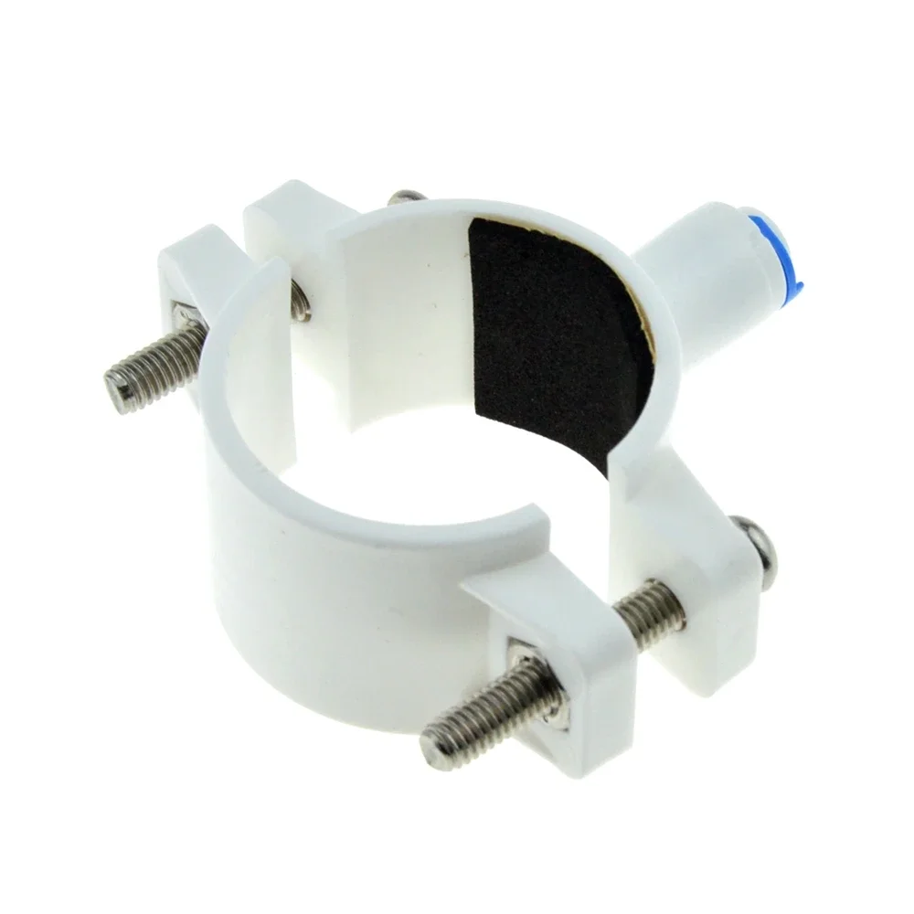RO Water 40mm Drain Waste Water Pipe Clamp Saddle Valve Clips 1/4\