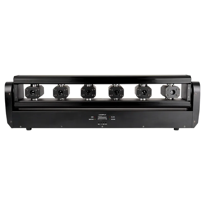 

2/lot 6 Eyes rgb full color or red Moving head Dmx Dj Light Beam Laser Bar for Bar DJ Music Stage KTV Room